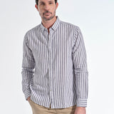 CAMISA LINO RAYA NAVY - Polo Hills