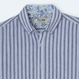 CAMISA LINO RAYA NAVY - Polo Hills