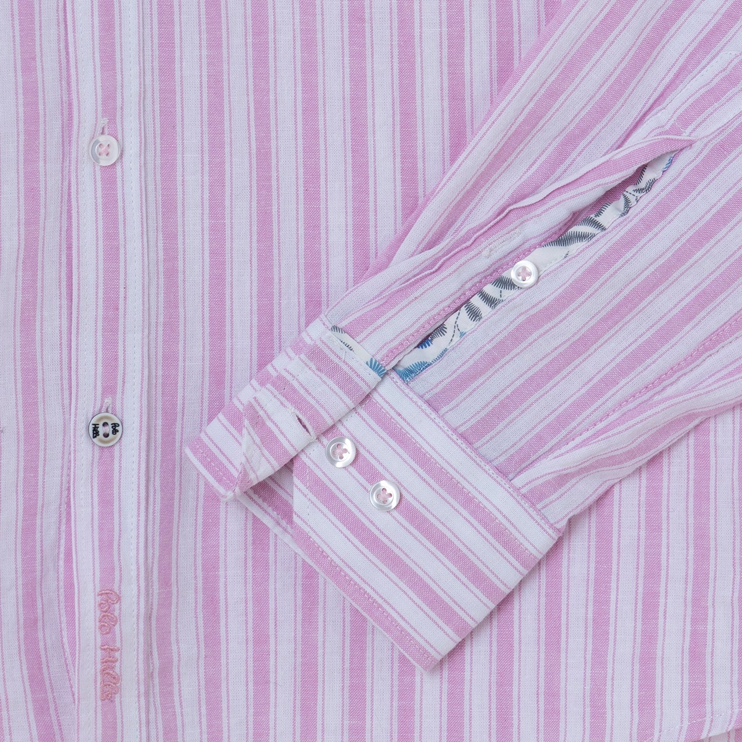 CAMISA LINO RAYA PINK - Polo Hills