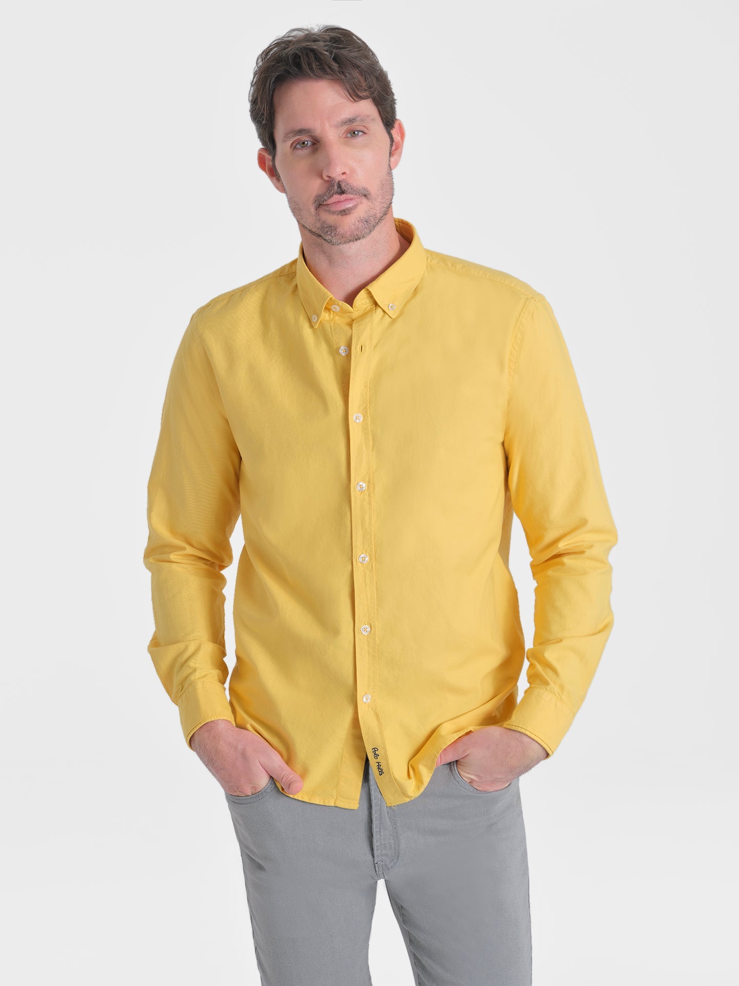 CAMISA UDINE MUSTARD - Polo Hills