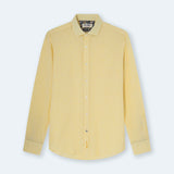 CAMISA WASHED LINO YELLOW - Polo Hills