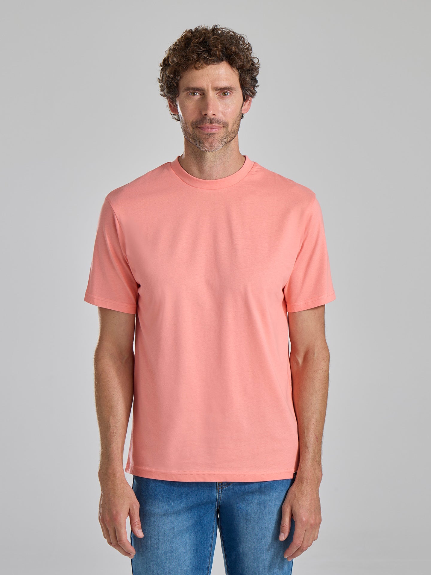 CAMISETA BASIC CORAL - Polo Hills