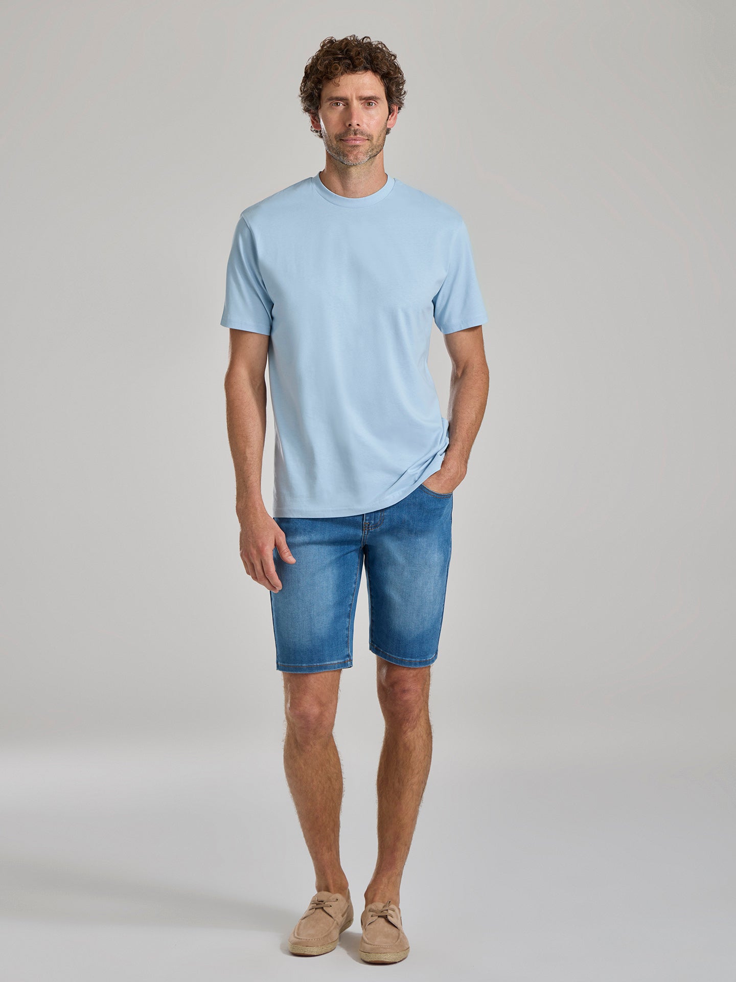 CAMISETA BASIC SKY - Polo Hills