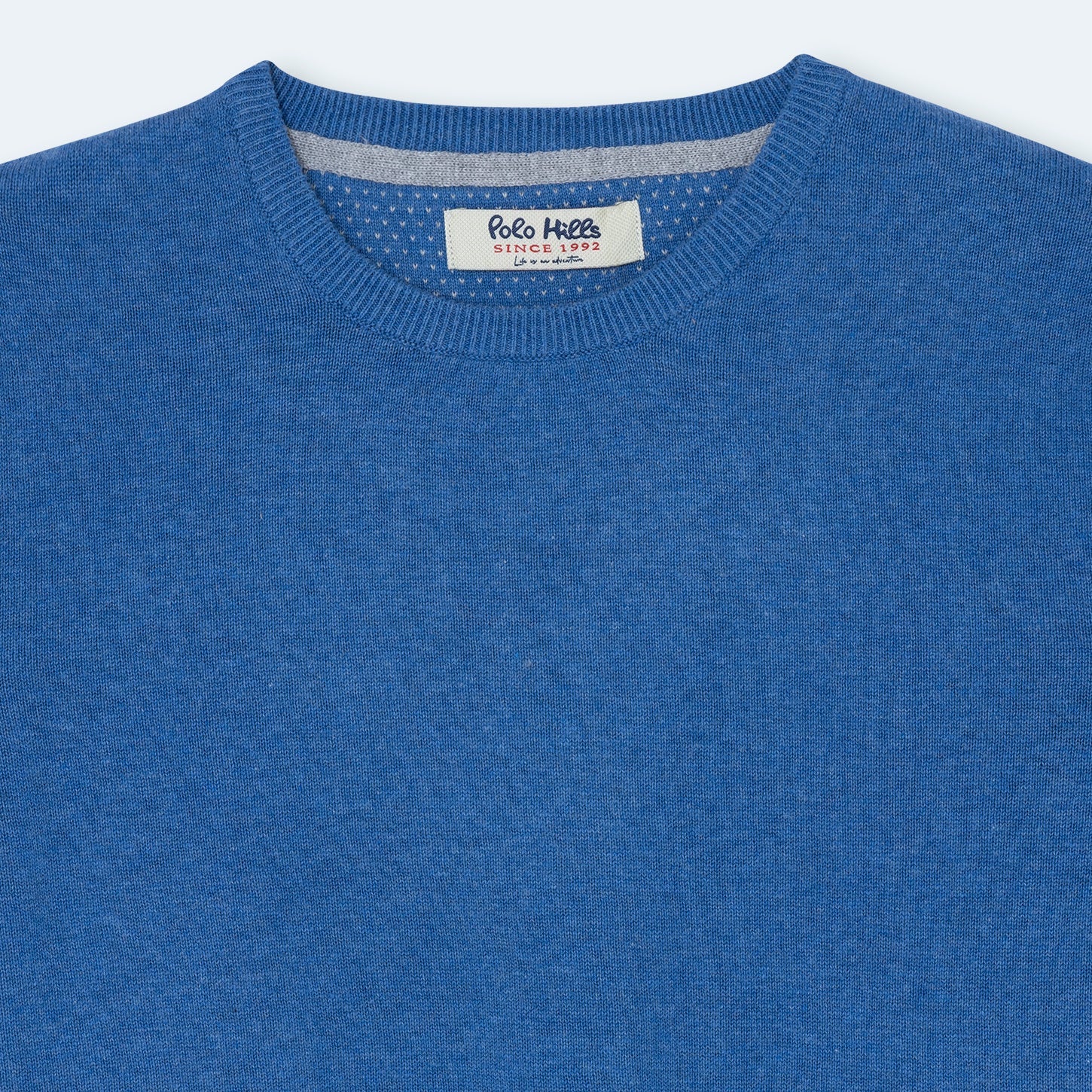 JERSEY ALGODON MID BLUE - Polo Hills