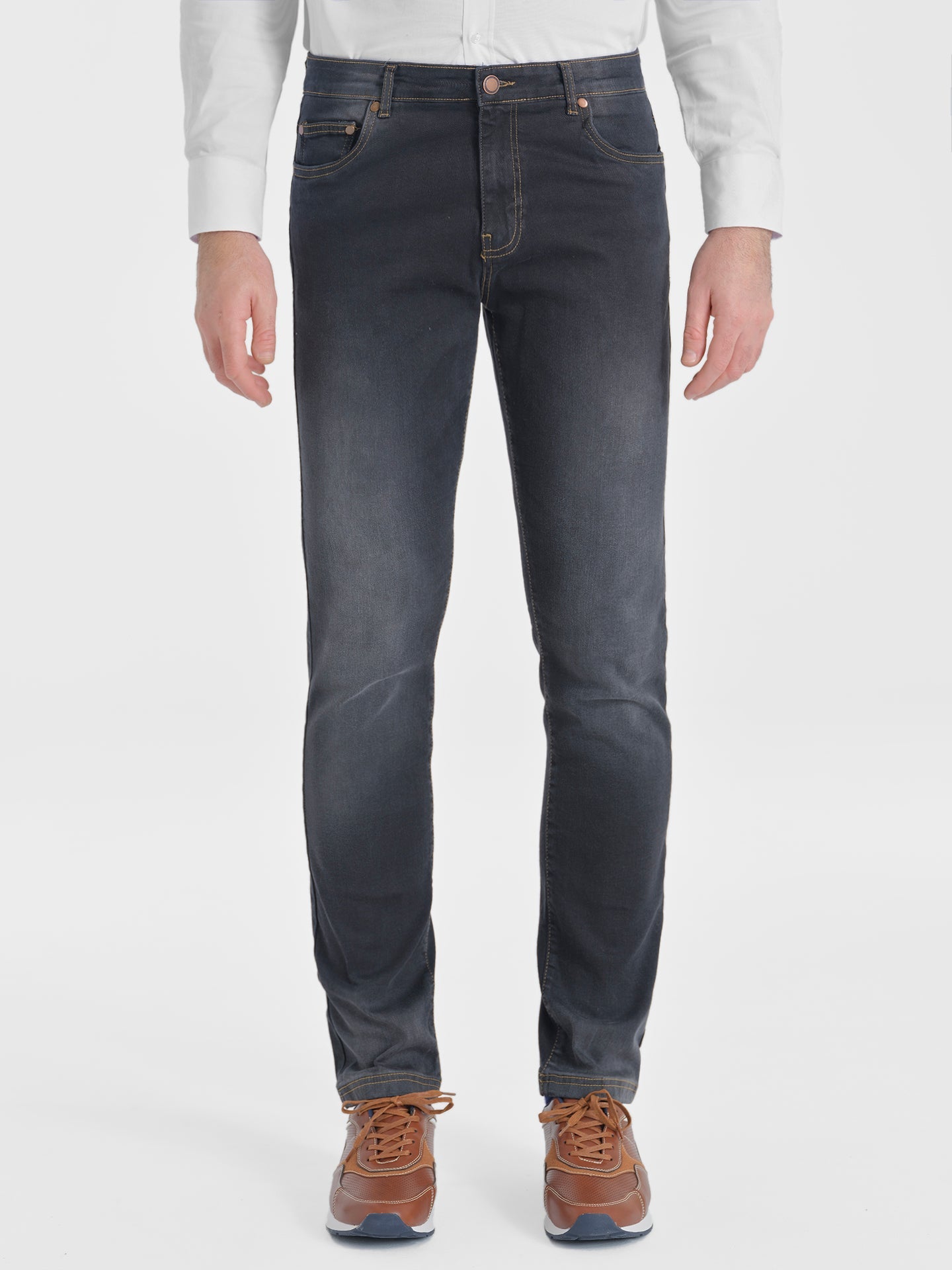 PANTALON DENIM SMITH BLACK - Polo Hills