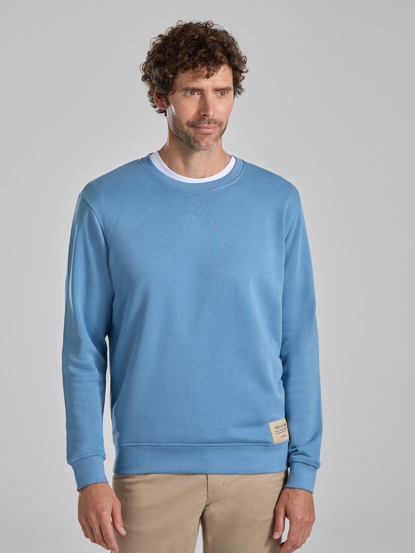 SUDADERA ECO SOFT BLUE - Polo Hills