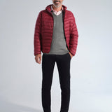 CHAQUETA JACKHOOD BURGUNDY - Polo Hills