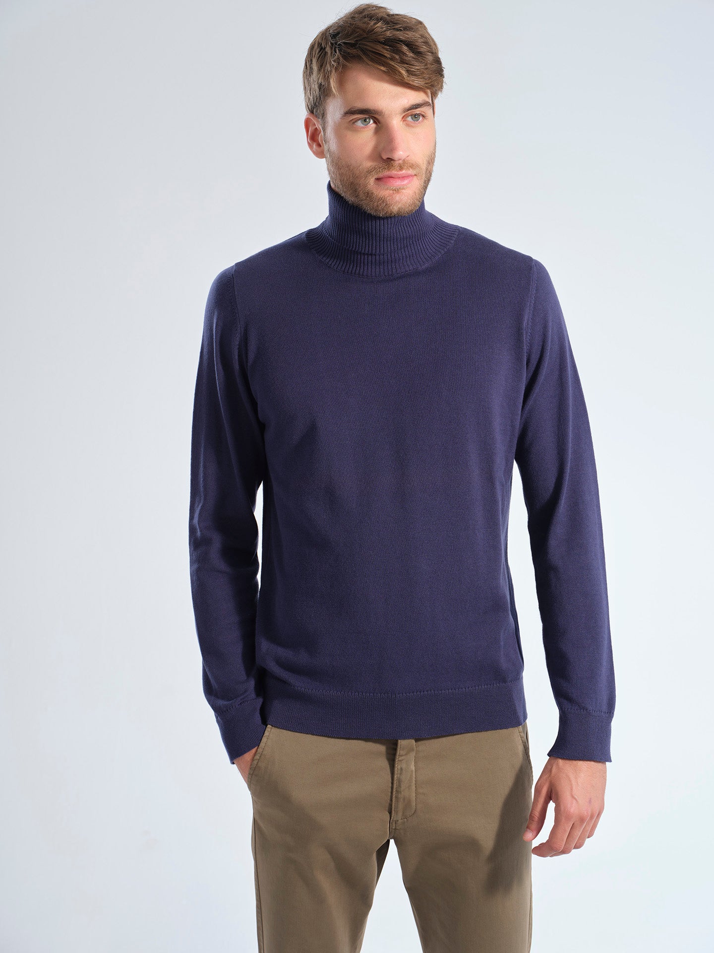 JERSEY CISNE LANA BE NAVY - Polo Hills
