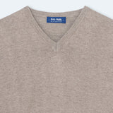 JERSEY PICO LANA BE BEIGE - Polo Hills