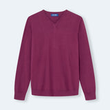 JERSEY PICO LANA BE BURGUNDY - Polo Hills