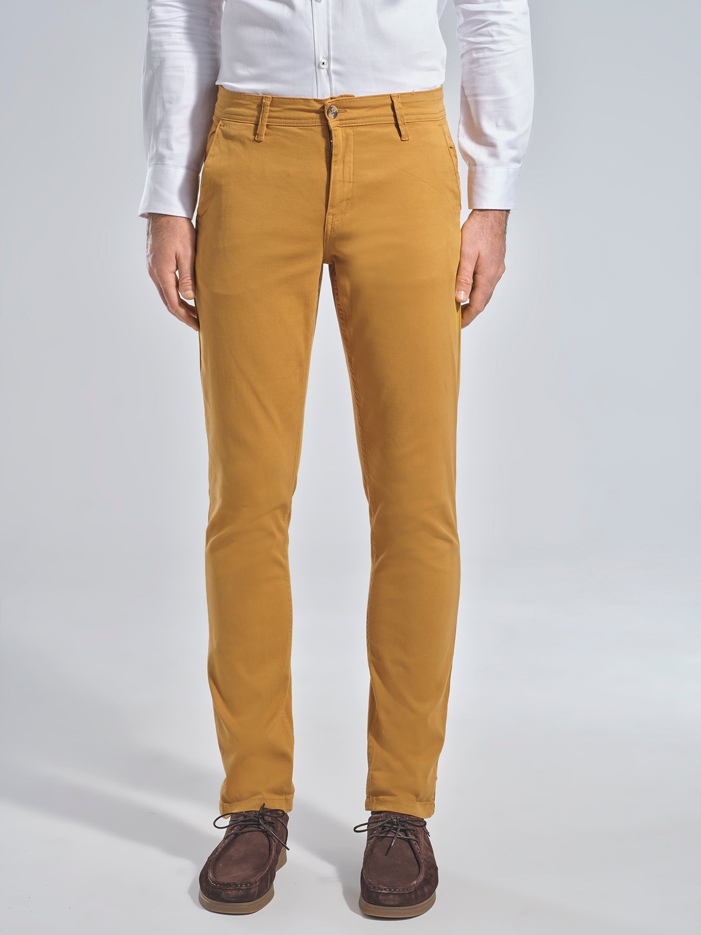 PANTALON AOSTA MUSTARD - Polo Hills