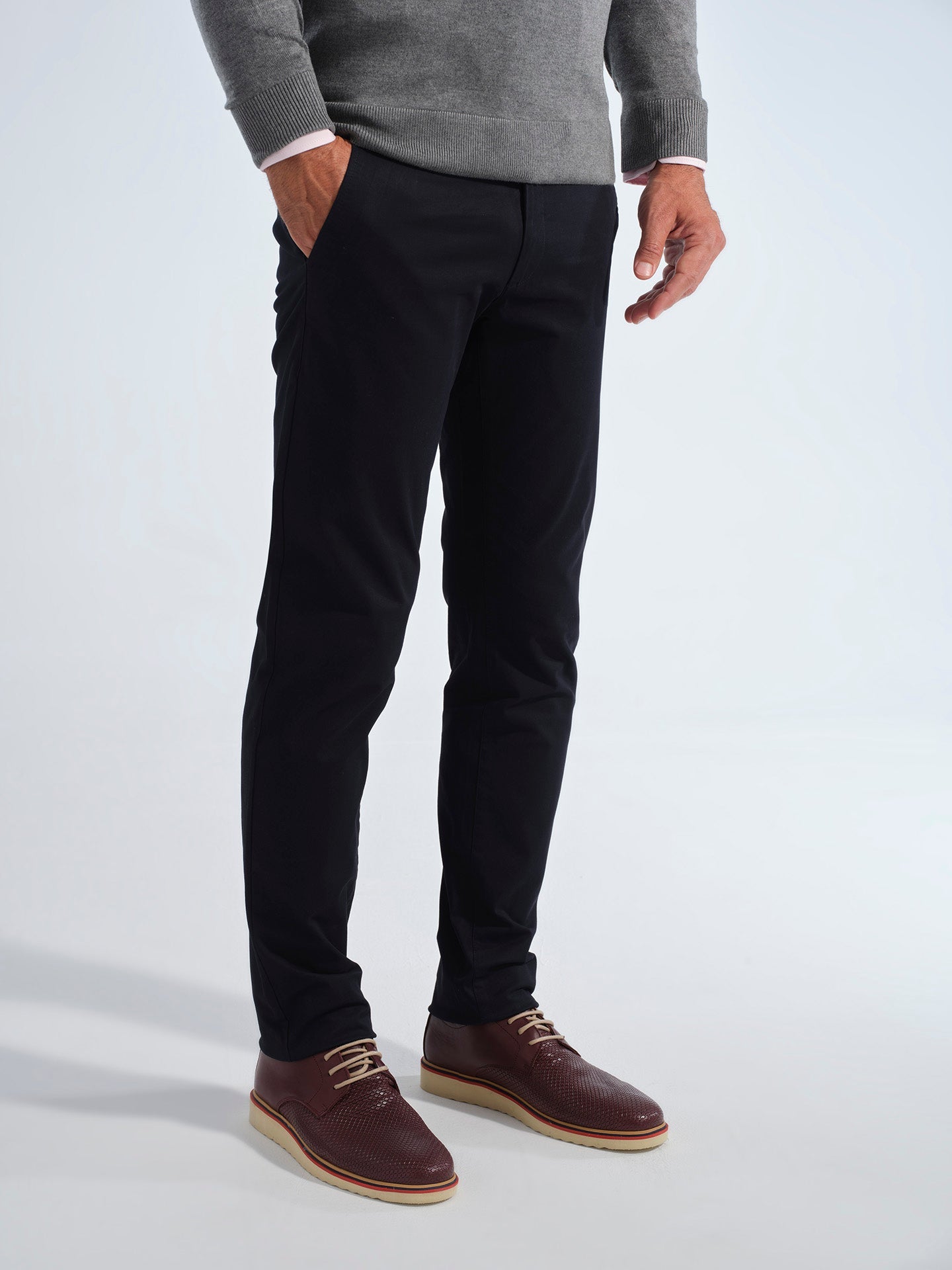 PANTALON WRAE NAVY - Polo Hills