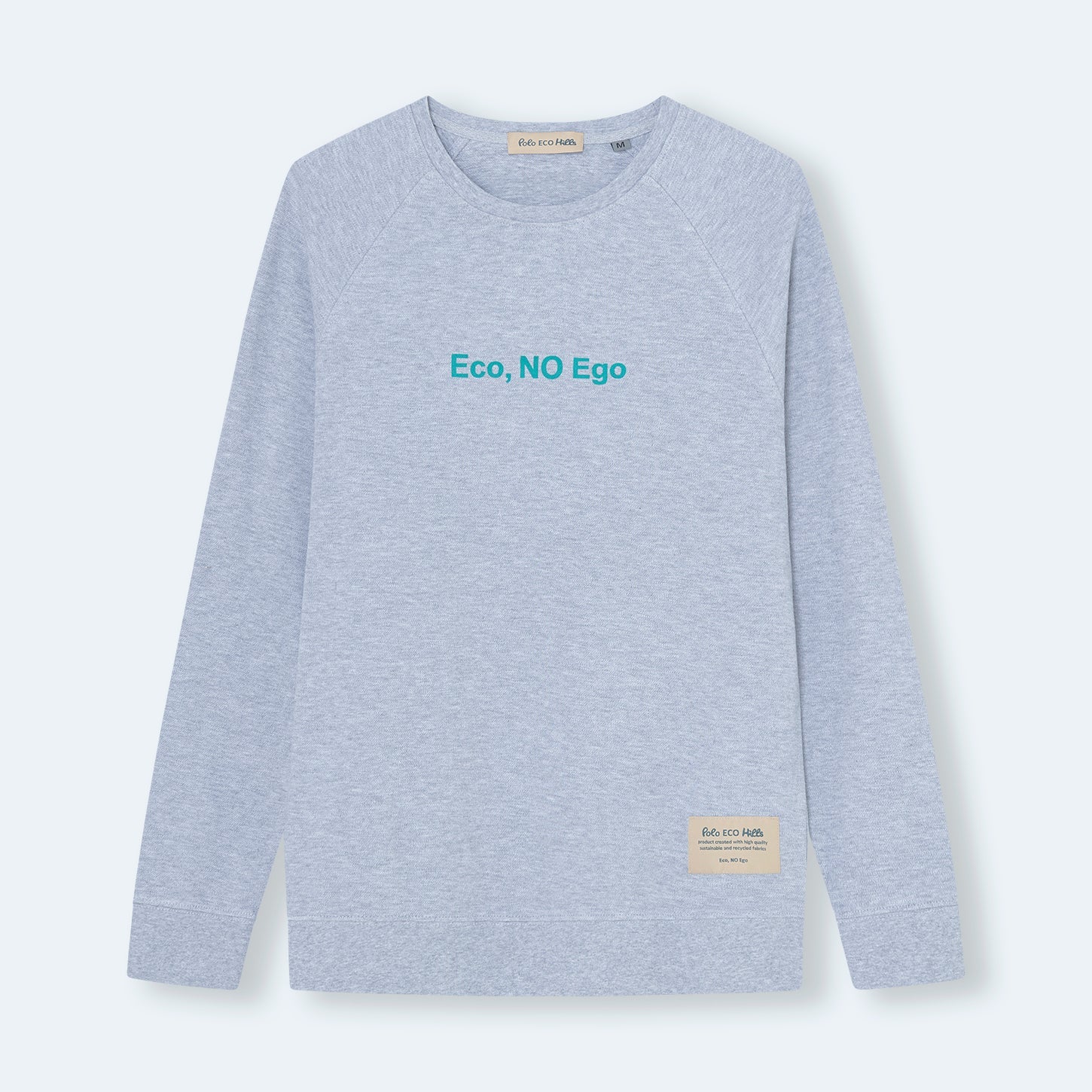 SUDADERA ECO PIQUÉ GREY - Polo Hills