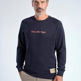 SUDADERA ECO PIQUÉ NAVY - Polo Hills