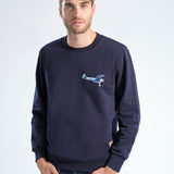 SUDADERA FLY NAVY BE - Polo Hills