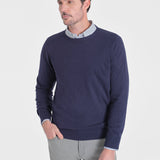 JERSEY ALGODON CUELLO CAJA NAVY - Polo Hills