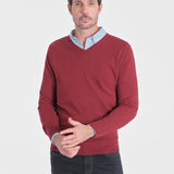 JERSEY ALGODON PICO BURGUNDY - Polo Hills