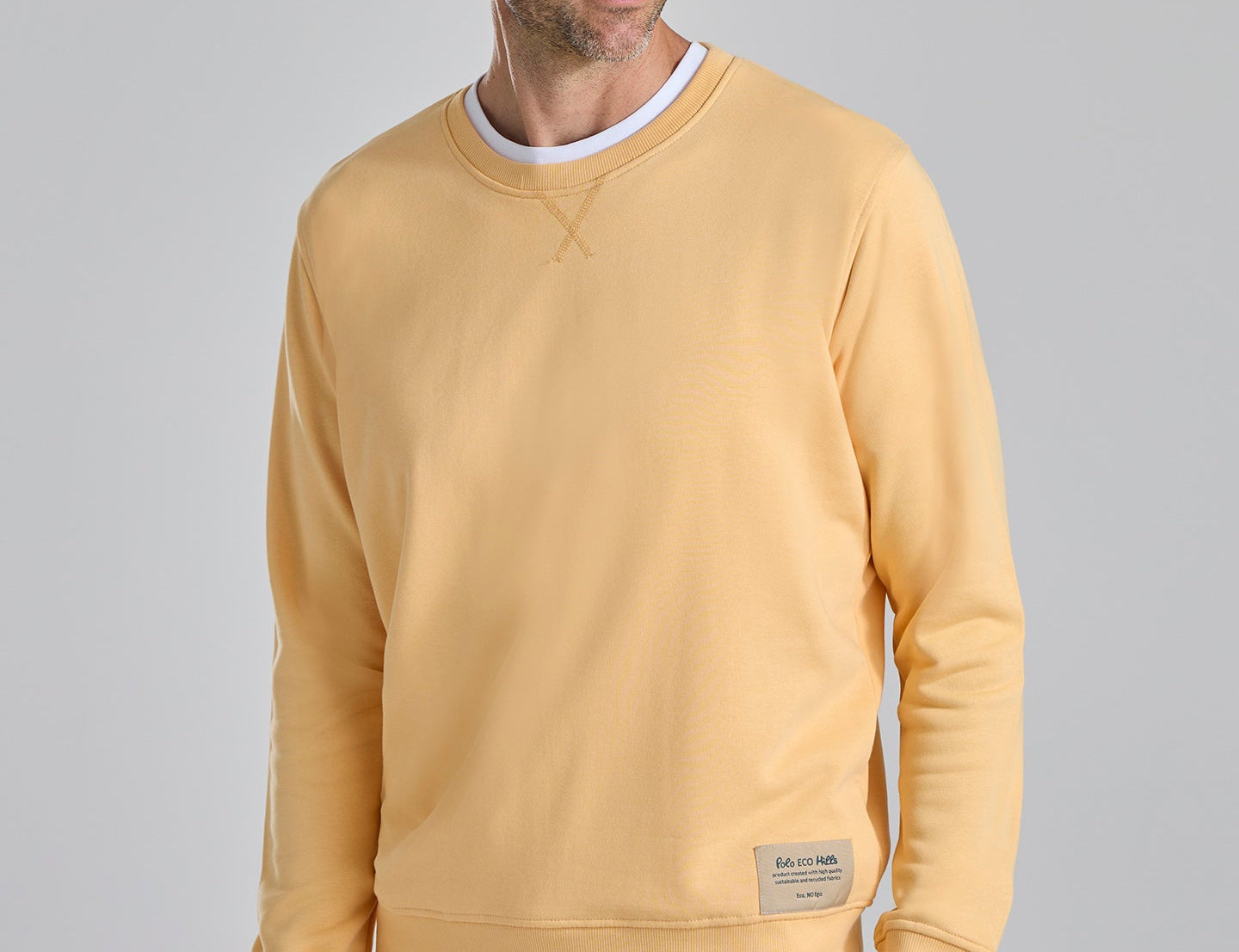 SUDADERA ECO SOFT YELLOW - Polo Hills