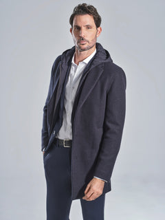 ABRIGO LILLE NAVY - Polo Hills