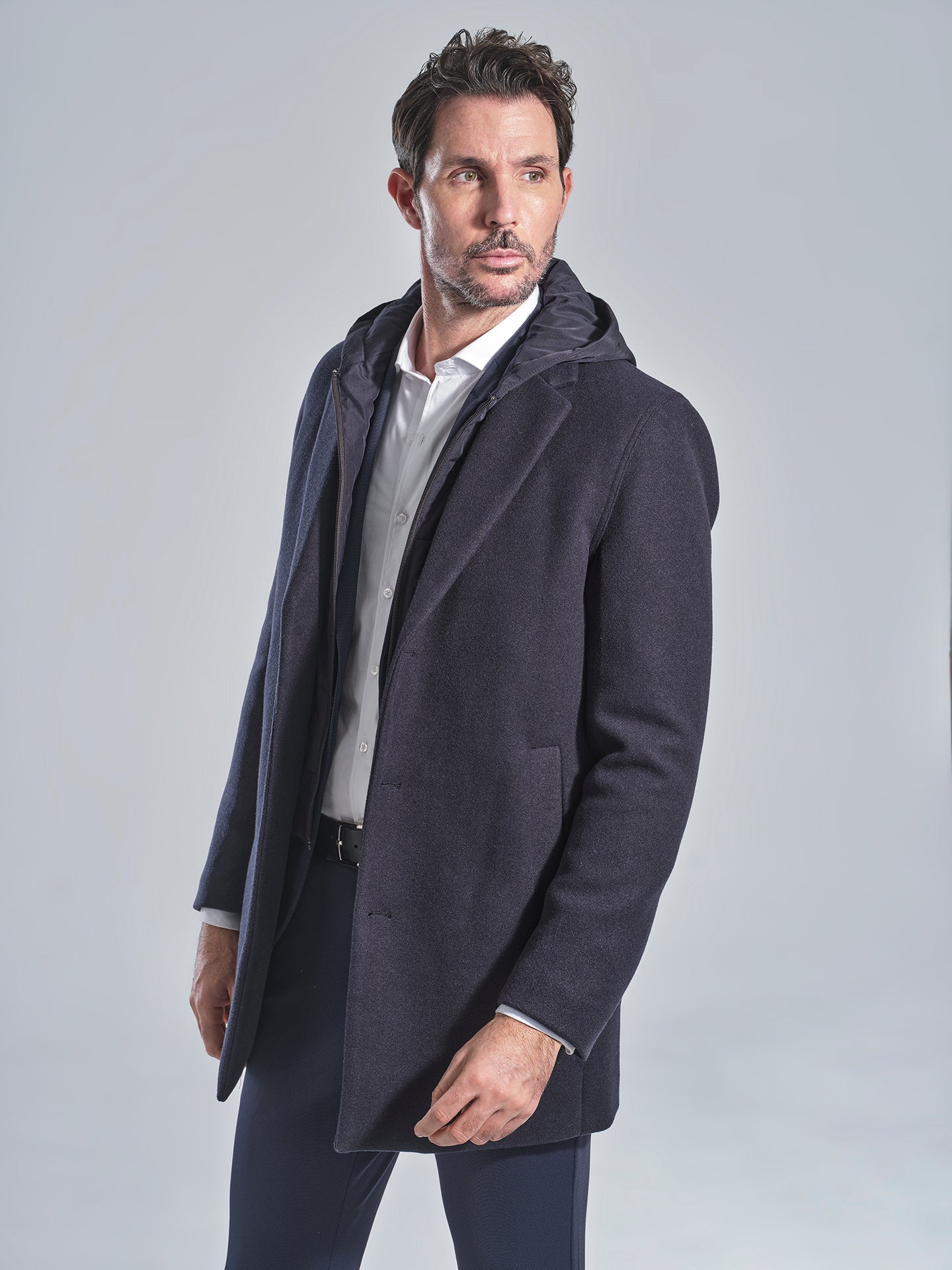 ABRIGO LILLE NAVY - Polo Hills