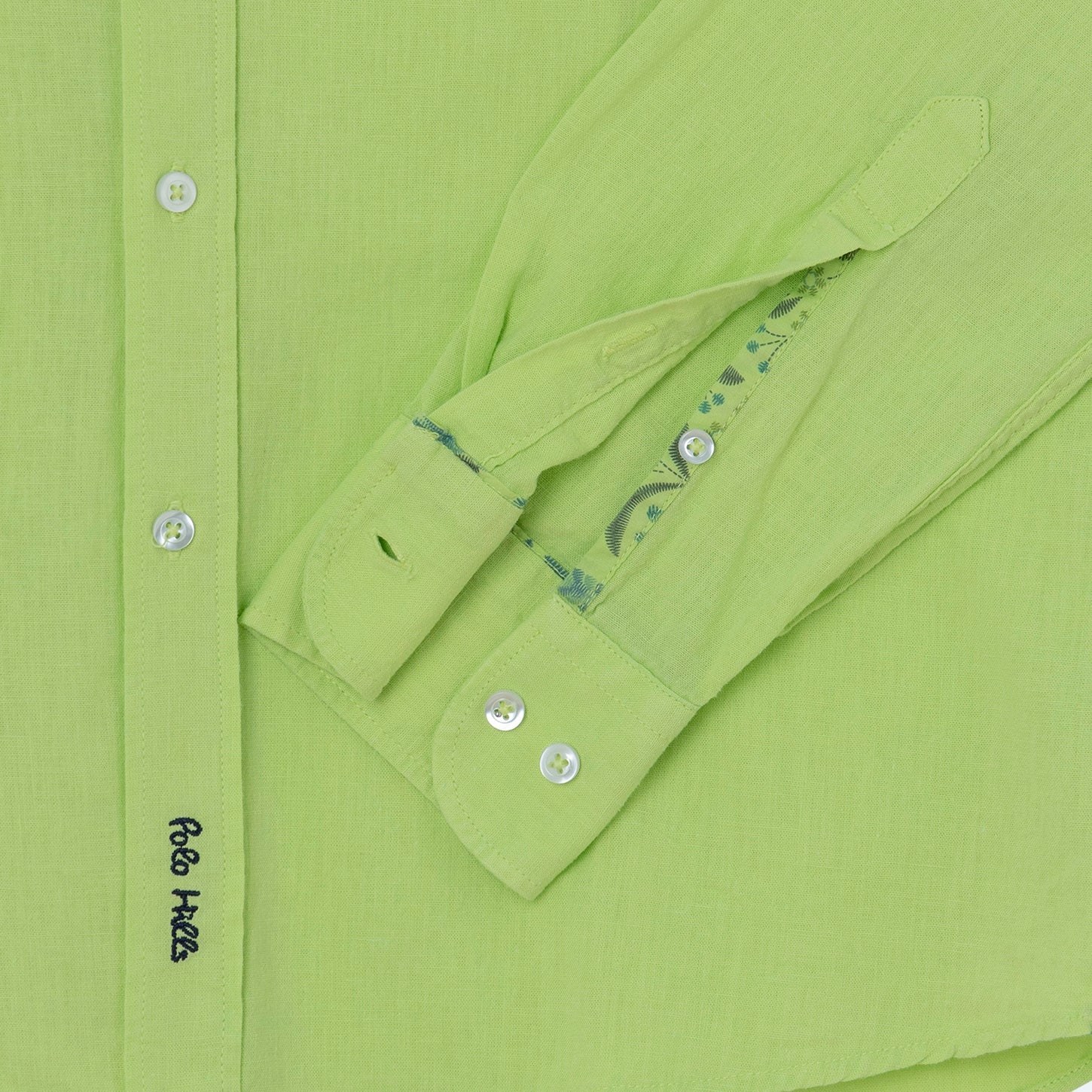 CAMISA LINO LIME - Polo Hills