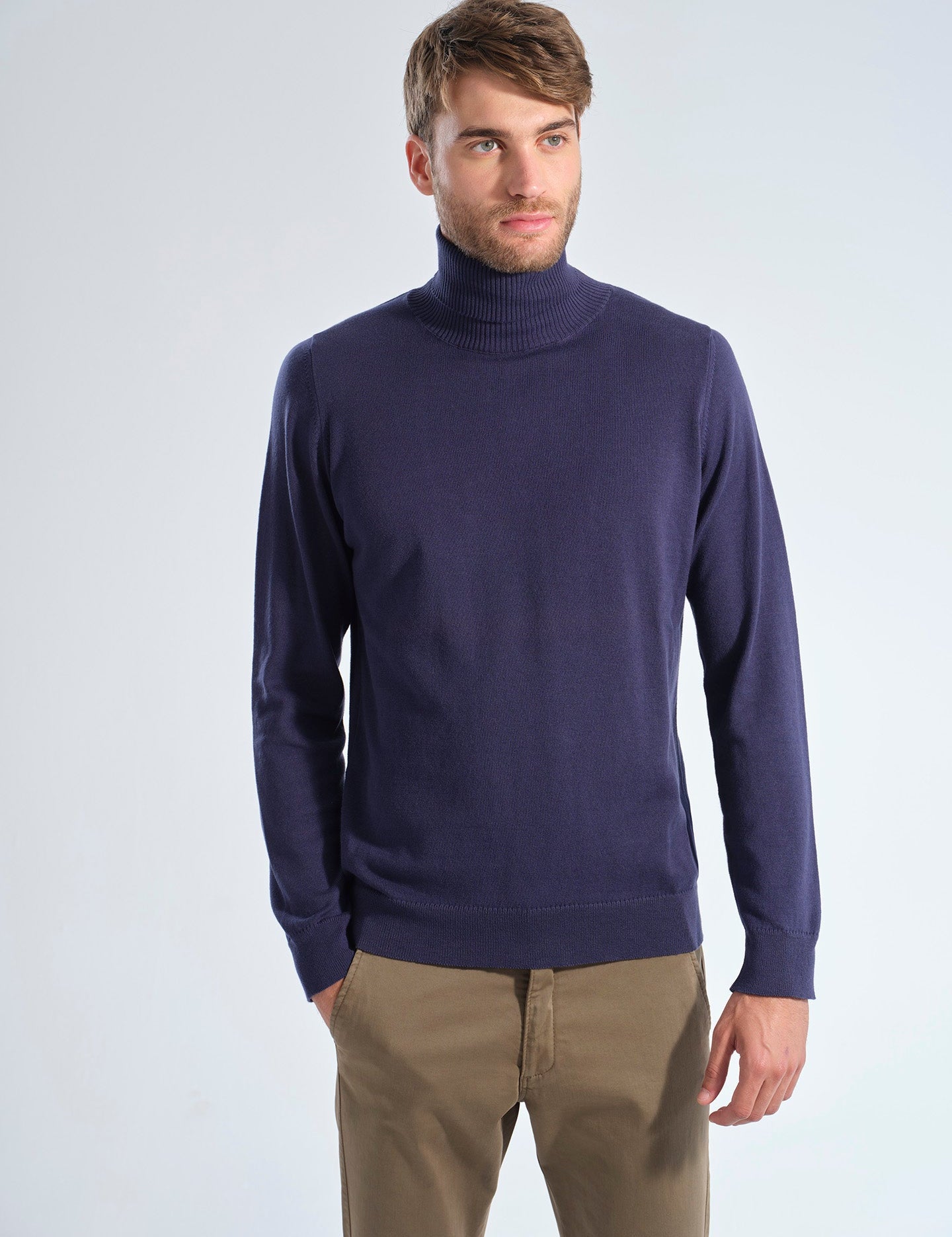 JERSEY CISNE LANA BE NAVY - Polo Hills