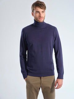 JERSEY CISNE LANA BE NAVY - Polo Hills