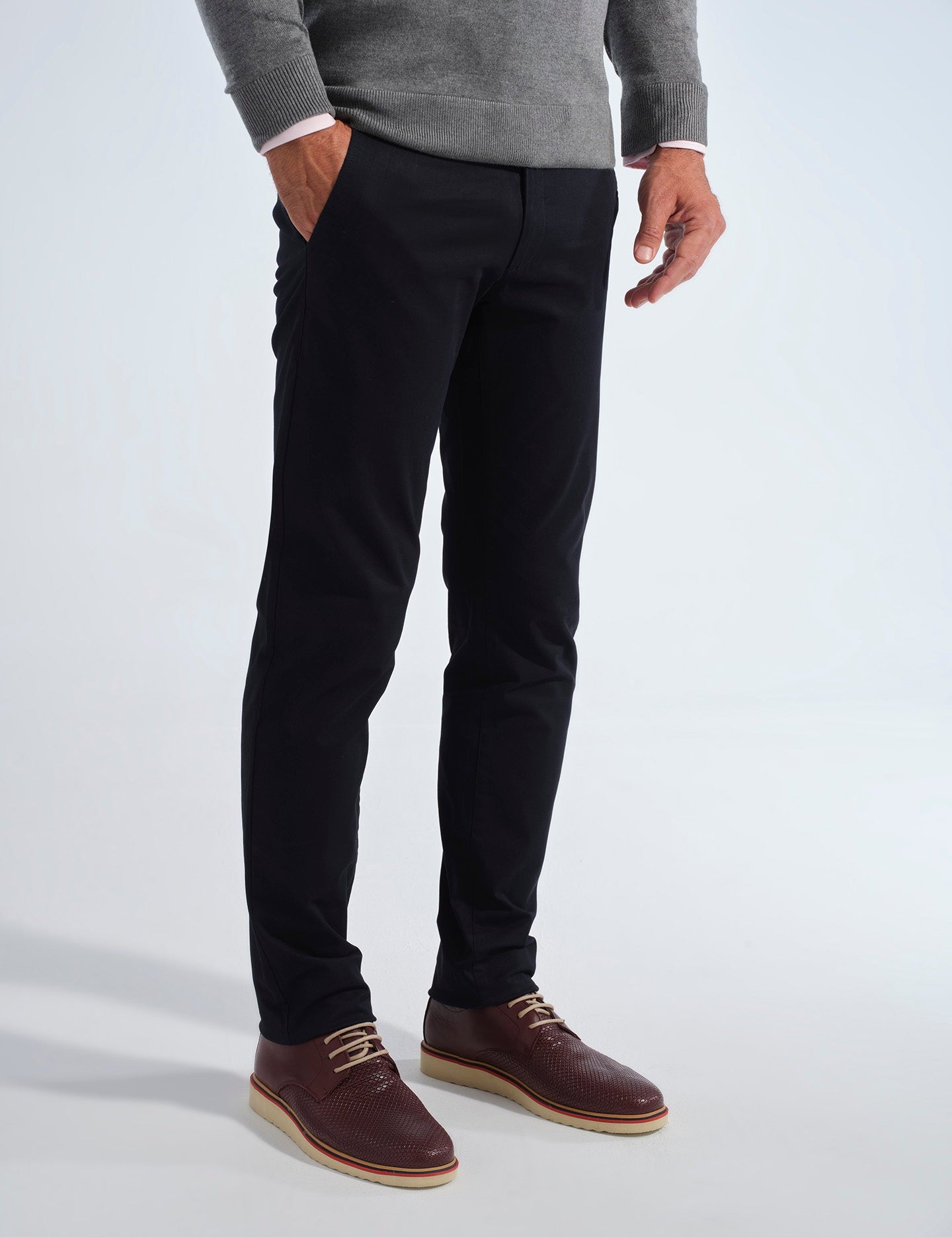 PANTALON WRAE NAVY - Polo Hills