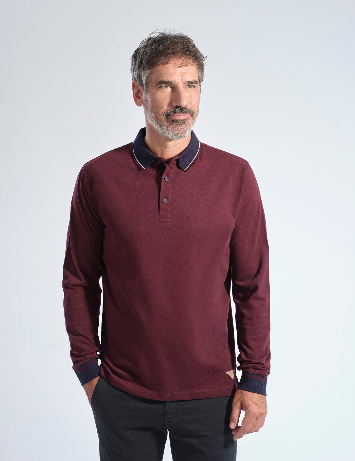 POLO UNI BURGUNDY - Polo Hills